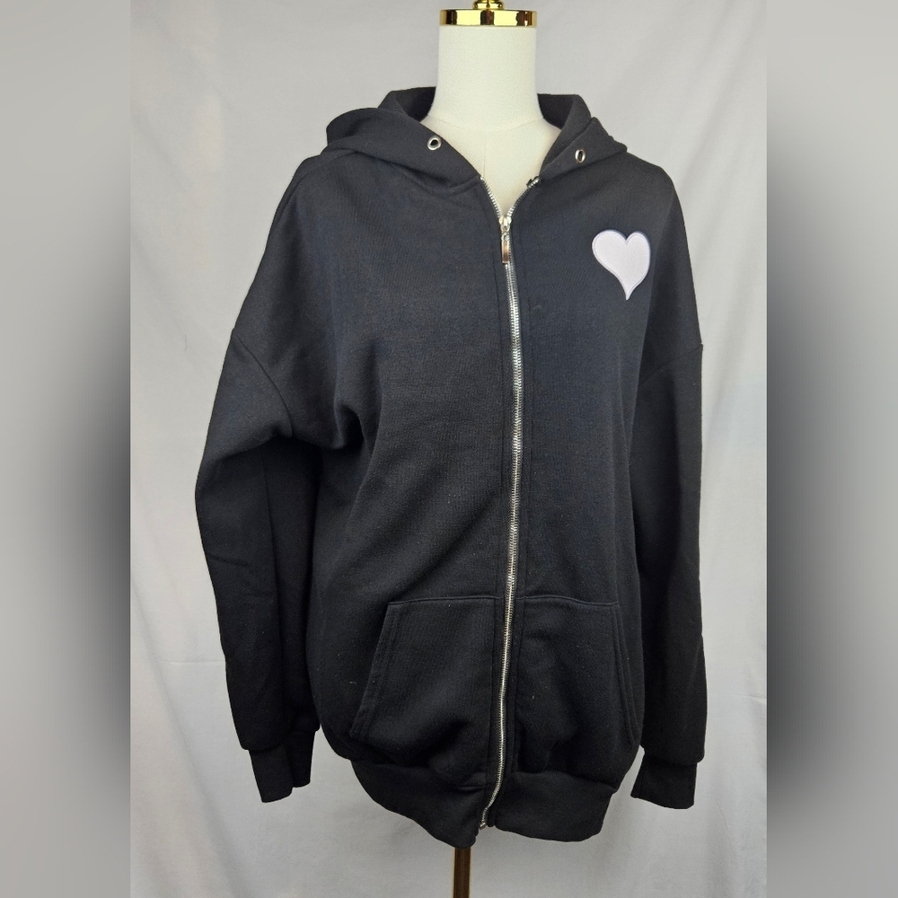 Justify Women's Anime‎ Girl Hoodie Sz M Goth Whimsygoth Punk Grunge